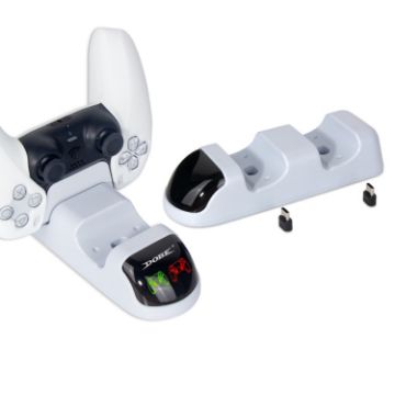 DOBE TP5-0506 Dual-Seat Wireless Charger with LED for PS5 Controller - 1