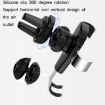 Space Silver Multifunctional Mobile Phone Holder for Car Air Outlet - 4