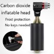 Bicycle CO2 Portable Mini Pump - Unconcerned Red | Compact Bike Inflator - 7