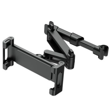 Car Seat Telescopic Bracket - Rear Pillow Phone Holder, Black Upgrade 06 - 1