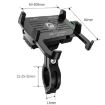 Kewig M6-S 12V Motorcycle Phone Bracket with QC3.0 Charging Silver - 3