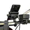 Kewig M6-S 12V Motorcycle Phone Bracket with QC3.0 Charging Silver - 7