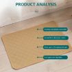 Waterproof Car Pet Pad 2PCS 50x40cm for Cat Dog Sofa Beige Carpet - 3