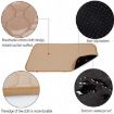 Waterproof 67x50cm Car Pet Pad for Cats & Dogs - Beige Absorbent Mat - 4