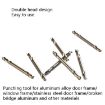5pcs M35 Cobalt Twist Drill Bit, Double Head 3.5mm, High-Speed Steel - 3