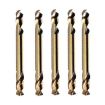 5pcs M35 Cobalt Twist Drill Bit, HSS Double Head 5.2mm Metal Drill - 1