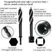 16mm Electric Wrench Hole Opener Door Lock Drill Bit Template - 6
