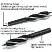 Electric Wrench Hole Opener 25mm Door Lock Drill Bit Template Tool - 3