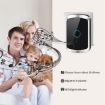 CACAZI A50 Wireless Music Doorbell, No Battery, UK Plug, White - 5