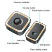 CACAZI A58 Smart Wireless Doorbell, US Plug, Gold, No Battery Needed - 5