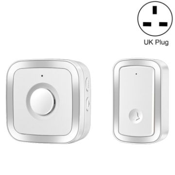 CACAZI A58 1 For 1 Smart Wireless Doorbell, UK Plug, Silver, No Battery - 1