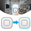 CACAZI V028F Wireless Music Doorbell, No Battery, US Plug, White - 5