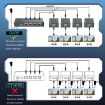 60m 1x4 HDMI Splitter Extender POC 1080P@60Hz EU Plug - 6