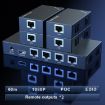60m 1x4 HDMI Splitter Extender POC 1080P@60Hz AU Plug - 2