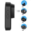 CACAZI M20 Wireless Doorbell Alarm, EU Plug, 1 For 3 Door Sensor, Black - 5