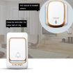 CACAZI Smart Waterproof Wireless Doorbell Pager, UK Plug, Black - 7
