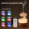 V50 Desktop Night Light Humidifier & Aroma Diffuser, US Plug, Green - 5