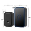 CACAZI A19 Wireless Music Doorbell, No Battery, US Plug, White - 3