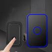 CACAZI A19 Wireless Music Doorbell, No Battery, US Plug, Black, 1 for 3 - 2