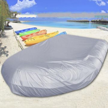 Inflatable Rubber Boat Protective Cover - Waterproof, Dust & UV Proof, Grey - 1