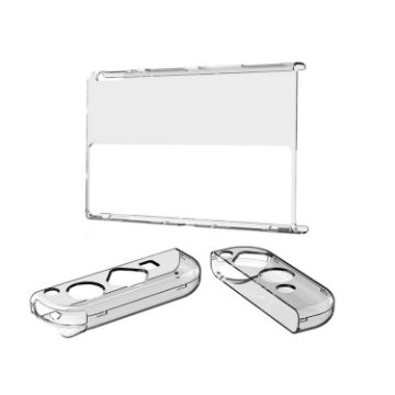 DOBE TNS-1133B Host & Handle Protection Kit for Switch OLED - Transparent - 1