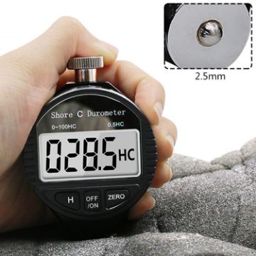 Digital Display Tire Hardness Meter 0-100HC C Plastic Rubber Silicone - 1