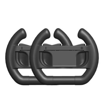 DOBE Steering Wheel for Switch OLED/Switch, Black 2PCS/Pack - 1