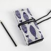 12 Holes Saury Canvas Pen Bag - Color Lead Roller Storage Box - 4