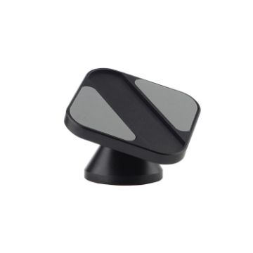Black Aluminum Alloy Car Mobile Phone Bracket - Portable Folding Frame - 1