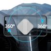 Black Aluminum Alloy Car Mobile Phone Bracket - Portable Folding Frame - 5