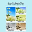 DC403L-AF 2.4" 16X Zoom HD Digital Camera for Kids - EU Plug, Green - 8