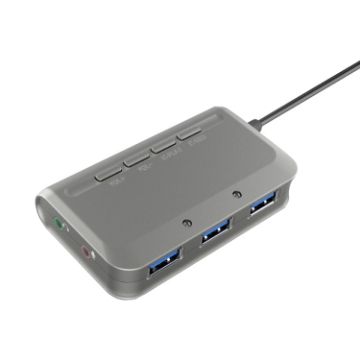 MB-103 USB 3.1 HUB + 7.1 Voice Changer Sound Card for PS5/PS4, 1.2m Cable - 1