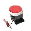 BJ-1K 12V High-Decibel Buzzer Dual Audio Siren Alarm (Red White Black) - 2