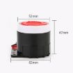 BJ-1K High-Decibel Buzzer Siren Alarm, 220V, Wall-Mounted, Red/White/Black - 4