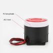 BJ-1K High-Decibel Buzzer Siren Alarm, 220V, Wall-Mounted, Red/White/Black - 5