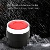 BJ-1K High-Decibel Buzzer Siren Alarm, 220V, Wall-Mounted, Red/White/Black - 7