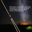 Luminous 4m Outdoor Camping Tent Wind Rope with S Buckle - 4 Rolls Yellow - 3