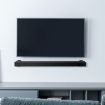 Universal Non-Slip Wall Bracket for Long Strip Speaker - Black - 6