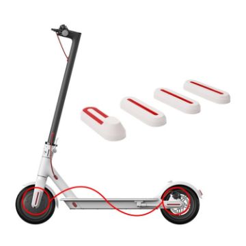 Electric Scooter Wheel Cover with Reflective Strips for Xiaomi Mijia 1S/Pro - 1