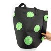 Hanging Strawberry Plant Bag, 13 Holes, 20x35cm, Black - 5