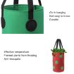 Hanging Strawberry Plant Bag, 13 Holes, 20x35cm, Black - 6