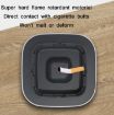 Electronic Ashtray Household Air Purifier - Fresh Green, Odor Eliminator - 7
