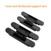 3D Adjustable Cross Hinge Folding Door Concealed Hinge, No. 3 Sand Silver - 4
