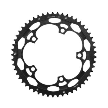 WEST BIKING YP0719274 53-39T Road Bike Crank Double Disc Black - 1