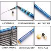 Carbon Fishing Rod, 6.3m Short Section, Positioning Handle, Black - 5