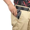 FIREDOG CL-104 Brown Zipper Smoke Anti-Clad Mini Tobacco Bag - 6