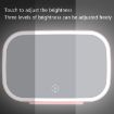 LED Light Car Sun Visor Makeup Mirror - White | Compact & Stylish - 5