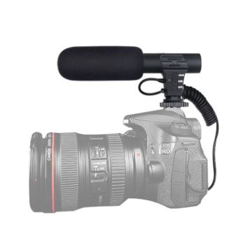 MAMEN MIC-05 Micro SLR Camera Microphone - Black | Compact Audio Solution - 1