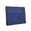 13" Leather Tablet Case for Microsoft Surface Pro X, Dark Blue + Power Bag - 2
