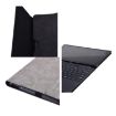 13" Leather Tablet Case for Microsoft Surface Pro X, Dark Blue + Power Bag - 6